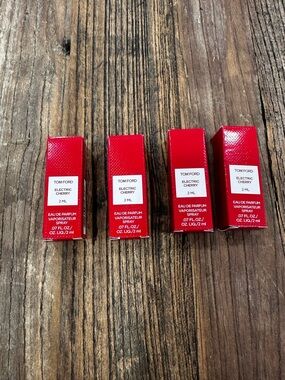 Tom Ford Electric Cherry Mini Eau de Parfum Vials (Red)mini sample